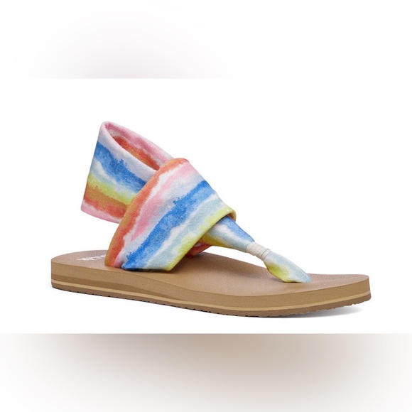 Sanuk Shoes - Sanuk Sling ST Tie Dye Yoga Sandals Women’s Size 7 NWOB